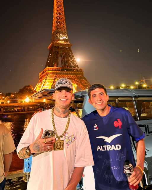 Matias Rojas avec L-Gante, Tour Eiffel