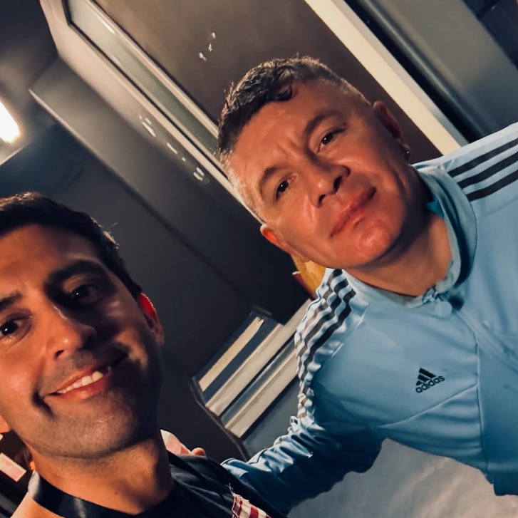 Matias Rojas avec Pablo Lescano