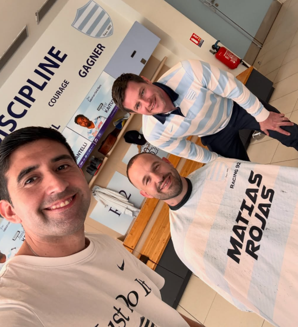Matias Rojas avec le Racing 92
